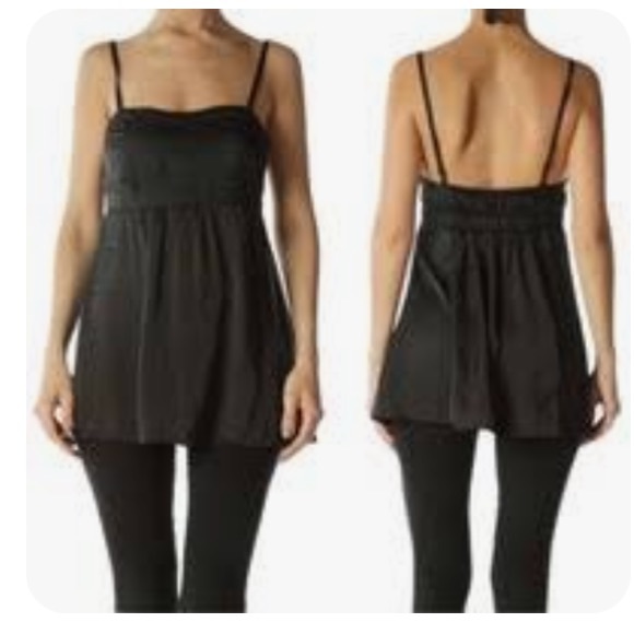 CAbi Black Babydoll Cami #102 Size 6 - Picture 2 of 10